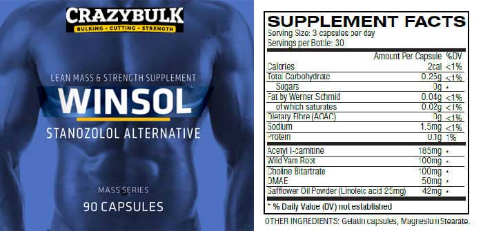 Winsol Ingredients Bellyshack